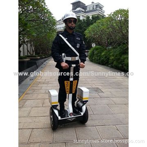 2 Wheels self balance electric chariot scooter, police patrol with CE